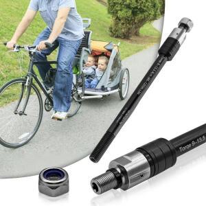 자전거 트레일러 쓰루 액슬 160-178mm 화물 어린이 히치 액세서리