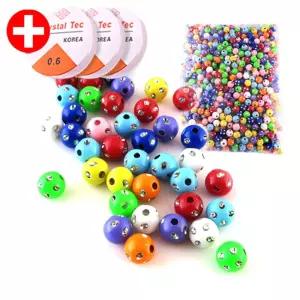 비즈구슬 비즈공예 (대용량) 점박이큐빅구슬 8mm/10mm 점박이큐빅구슬