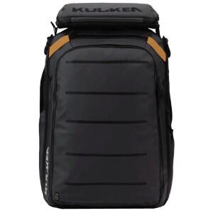 K yd 44L 여행용 백팩 - 탈부착 가능한 여행 파우치, 자석 물병 포켓, 여권 및 노트북 포켓이 포함된 넉넉한 휴대용 스노우 스포츠용 컨버터블 부츠백(블랙/골드)