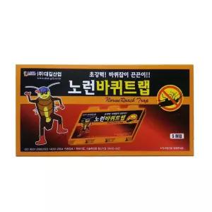 대길 노런바퀴트랩-5매입 바퀴잡이 끈끈이 바퀴벌레약 바퀴벌레 바퀴트랩