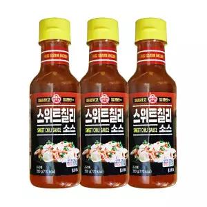 오뚜기 스위트 칠리 소스 350g 3개 튀김요리 월남쌈 샤브샤브