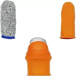 주하이 가든 실리콘 엄지 칼 손가락 및 주방용 식물 수확 트리밍 도구