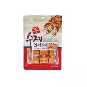 애견간식 펫스토리 수제 연어꼬치 1팩 90g 강아지껌 꼬치말이껌 개껌 애견껌