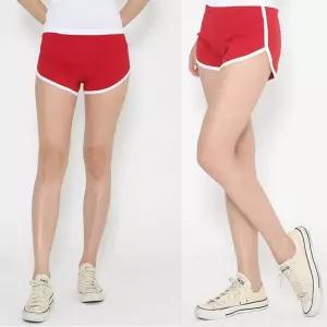 러블리 여성 랍빠 반바지 트레이닝 밴딩 팬츠 여행 여자청반바지 청반바지