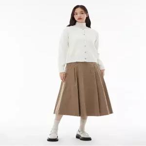 [랩][LAP] 코듀로이 쓰리턱 롱 스커트 AP4WSA64 (P003745436)