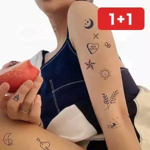 방수 타투 스티커 미니 문신 붙이는 꾸미기 2주 지속형