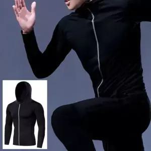 웨이트 트레이닝자켓 후드 헬스 런닝 운동복 집업 스포츠웨어 (WFJSNNV)