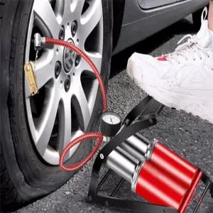 ＭＯＡ 발로 밟는 휴대용 타이어 공기주입기 자전거 에어펌프 타이어펌프