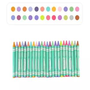 우주마스 크레용 파스텔 24색 어린이파스텔 유아크레용