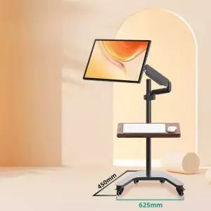 이동식 모니터 거치대 카트 모니터암 트롤리 티비 TV