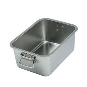 사각 다라 손잡이 뚜껑 다라이 32x22x7 손잡이 바구니 스텐 튼튼한