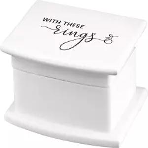 릴리안 로즈 화이트 The Wed Box 링 베개 얼터너티브 2.85x3.75x2.1 (RA520)