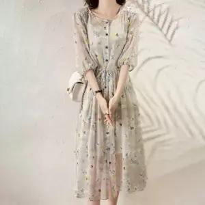 [브리치] 허그허그 / 폴시어 시스루 쉬폰 원피스 2862817