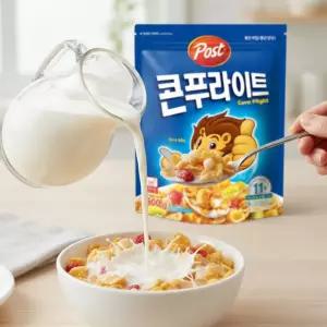 국내산 포스트 콘푸라이트 1.2kg (600gx2봉 시리얼 아침간편식