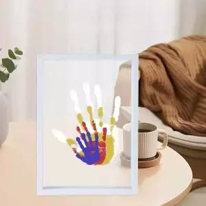 액자 액자 친구 추억 diy 손도장 기념 가족 손바닥 핸드프린트