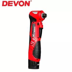 전동라쳇 충전식 임팩 드릴 데본 무선 전기 임팩트 렌치 직각 래칫 드라이버 전동 공구 5712 12V 1/4 인치