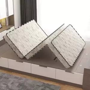 접이식 토퍼 매트리스 탄탄한 3단 수면 1인 메모리폼 원룸