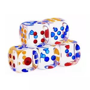 미니 아크릴 육면체 보드 게임 주사위 18mm M10617 주사위 윷놀이 계산기