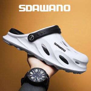 낚시우비 두꺼운 밑창 EVA 샌들 방수 및 미끄럼 방지 뒤집힌 발가락 여름 낚시 비치