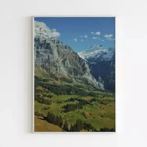 [롯데백화점]올웨이즈파인 인테리어포스터 Swiss Alps A2사이즈  포스터단품