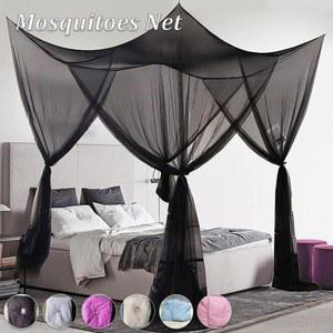 모기장 더블 야외 그레이스 캐노피 궁전 그물망 화이트 킹 사이즈 침대용 홈 텍스타일 파리 방충제 보호