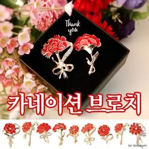 카네이션 브로치 모음전 최저가 / 어버이날 / 스승의날 / 부엉이 브로치 / 선생님 / 학교 병원 행사 선물