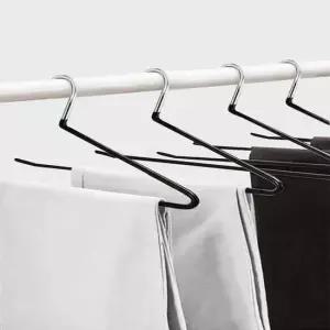 튼튼한 논슬립 코팅 바지걸이 옷걸이 12개입 논슬립옷걸이 논슬립바지걸이 바지옷걸이