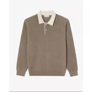 라코스테 LACOSTE 센텀 제습제0남성 립조직 럭비 폴로 스웨터 AH405E-55N ZBC그레이 407750