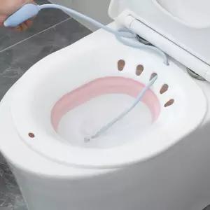 임산부 좌욕기 접이식 가정용 변기 좌욕대야 물넘침방지 버블마사지