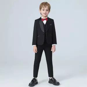 오스틴 블랙 싱글 버튼 다크 수트 정장 턱시도 풀세트.