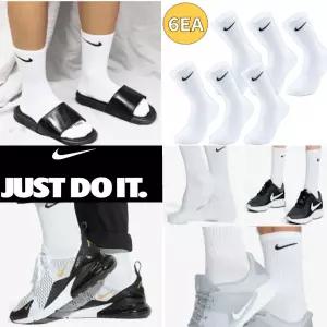 나이키 에브리데이 쿠션 트레이닝 크루 샥스 스포츠 장목 양말 6개