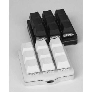 C 풀배열 적축 USB 게임용 화이트 축 연결 기본핏 매크로키보드 9키 키보드 매크로 붉은 기능