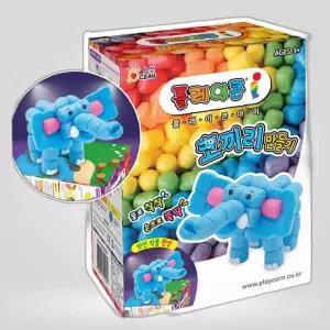 플레이콘 아이 코끼리만들기 클레이 10EA 만들기 플레이콘