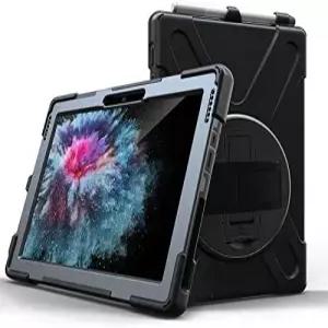 Microsoft Surface Pro 6 7 7+용 사하라 케이스 핸드스트랩 헤비 듀티 시리즈 [충격방지 범퍼] 킥스탠드