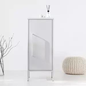 철제수납장 철제캐비넷 틈새 수납장 베란다 정리 공구함 (WFK5YMJ)