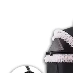 강아지 4륜 레이스 반려견유모차 유모차 1P 360도 회전 튼튼한바퀴유모차 분리형 외출