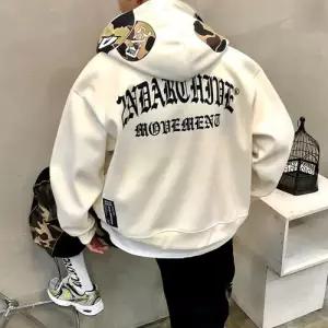 맨스토리 / 기모 박스 후디 카모 곰돌이 고딕 남자 후드집업