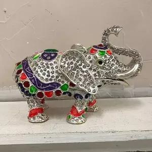 고품질 FH8314 색상랜덤 칠보 코끼리 인테리어 소품 장식품 (WFK6IIO)