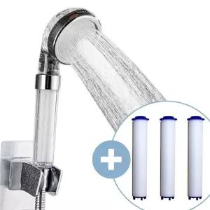 클린워터 필터샤워기 / 수압상승 녹물제거 필터3p 샤워기헤드 샤워기