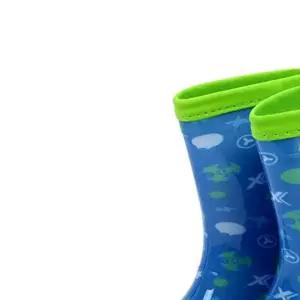 신비 하이 장화 캐릭터 남 학생 캐릭터부츠 레인부츠 PVC