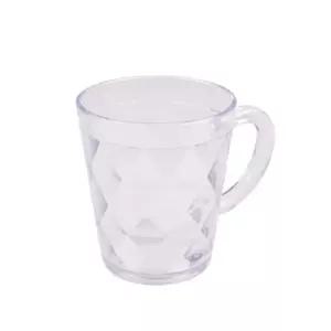 크리스탈 손잡이컵(중) 파티컵 피크닉컵 욕실컵 양치컵 플라스틱물컵