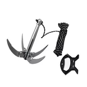 낚시용소품 민물낚시용품 로프세트 낚시공구 손잡이 낫 수초 제거기 낚시소품