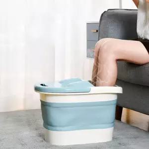 LW 가정용 발마사지 탕 하이롱 발지압 폴딩 접이식 수족냉증 족욕기 족탕