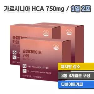 탄수화물 섭취 내장 지방 감소 도움 다이어트 차 HCA 칼로리 컷팅제 3통 3개월분 체지방 관리 뱃살 똥배 빼