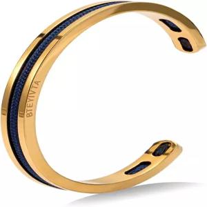 남성과 여성 위한 럭키 해리 로프 상감 스테인리스 스틸 커프가 독특하고 스타일리시한 뱅글 BTEYIVTA