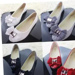 플랫슈즈 여성 에나멜 플랫 여자신발 단화 225-260mm