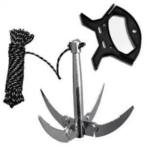 세트 접이식 수초제거기 휴대용 로프 손잡이