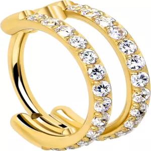 바디 캔디 더블 로우 마이크로 액센트 후프 코 링 - 노스트릴 피어싱용 티타늄 세그먼트 20G 여성 남성