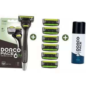 도루코면도날 도루코 6중날 면도기 3종 면도날 쉐이빙폼 세트 1P