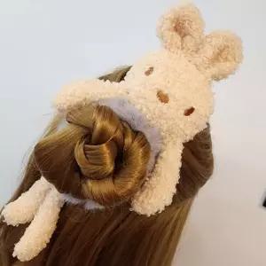 토끼끈 토끼 깜찍 헤어끈 당고 귀요미 토끼밴드 곱창끈 머리끈 똥 곱창밴드